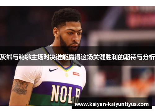 灰熊与鹈鹕主场对决谁能赢得这场关键胜利的期待与分析